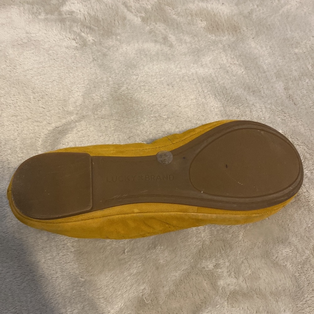 Lucky brand mustard flats - Picture 7 of 8